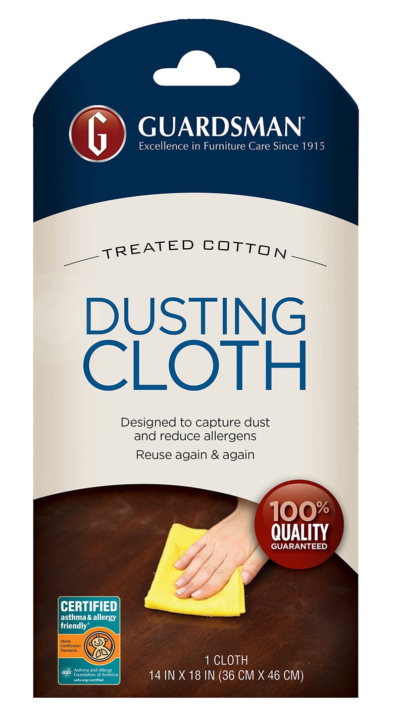 Guardsman Wood Furniture Dusting Cloths - 1 Pre-Treated Cloth - Captures 2x The Dust of a Regular Cloth, Specially Treated, No Sprays or Odors - 462100 - Image 1